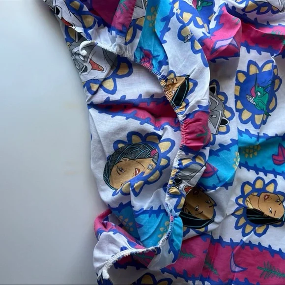 Vintage Disney Pocahontas Crib / Toddler Bedding Set - Picture 5 of 9